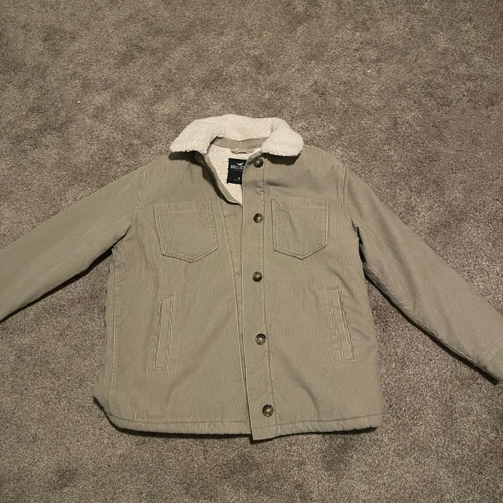 Hollister Fleeced-Lined Collared Pull Over - image 1